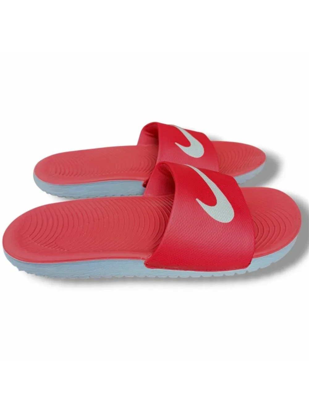 Nike Red Youth Slides
